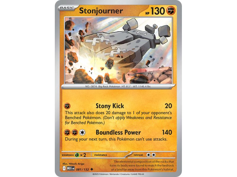 Stonjourner (Uncommon) – ME01 Mega Evolution | Carta POKEMON en México