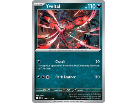 Yveltal (Rare Holofoil) – ME01 Mega Evolution | Carta POKEMON en México