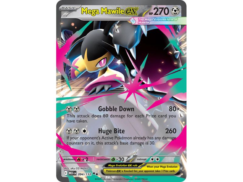 Mega Mawile ex (Double Rare) – ME01 Mega Evolution | Carta POKEMON en México