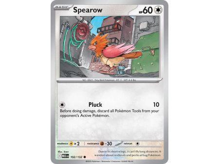 Spearow (Common) – ME01 Mega Evolution | Carta POKEMON en México
