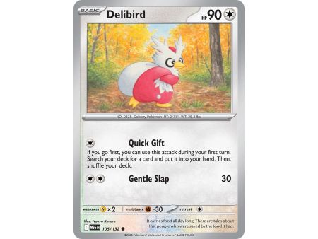 Delibird (Common) – ME01 Mega Evolution | Carta POKEMON en México