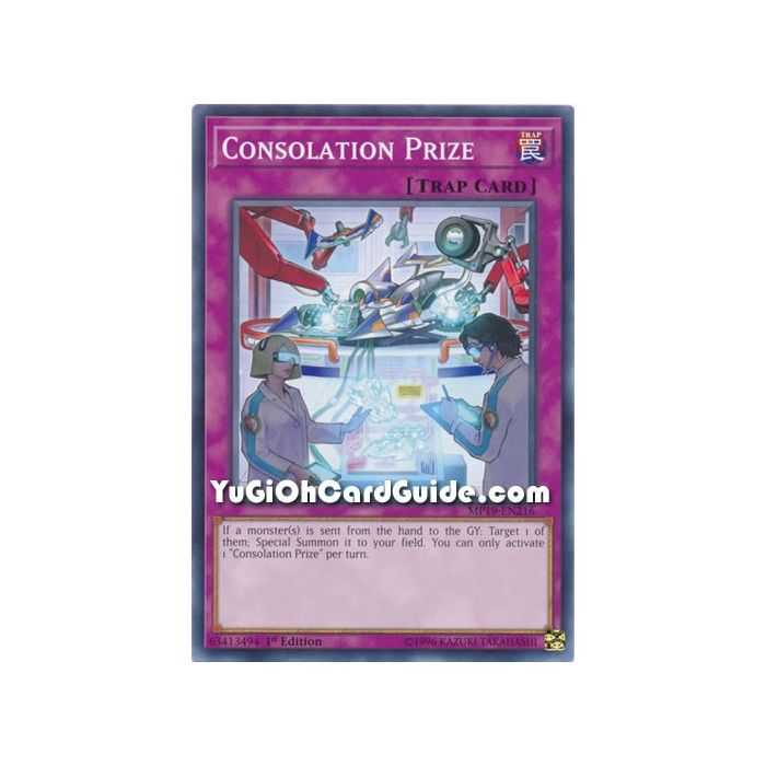 Consolation Prize (Common) – 2019 Gold Sarcophagus Mega Pack | Carta YUGIOH en México