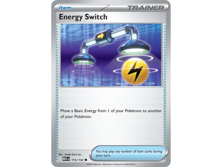 Energy Switch (Common) – ME01 Mega Evolution | Carta POKEMON en México