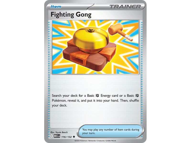 Fighting Gong (Uncommon) – ME01 Mega Evolution | Carta POKEMON en México