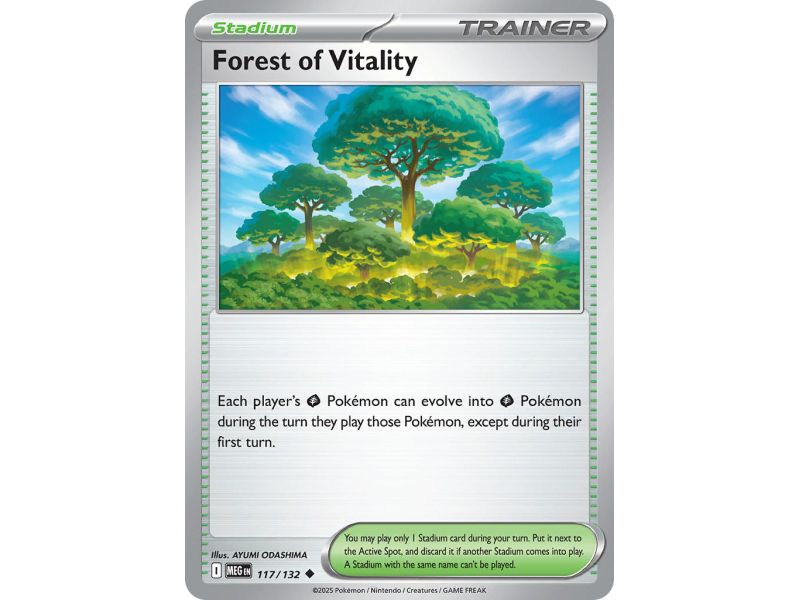 Forest of Vitality (Uncommon) – ME01 Mega Evolution | Carta POKEMON en México