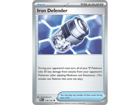 Iron Defender (Uncommon) – ME01 Mega Evolution | Carta POKEMON en México