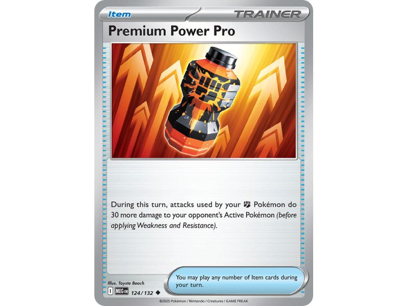 Premium Power Pro (Uncommon) – ME01 Mega Evolution | Carta POKEMON en México