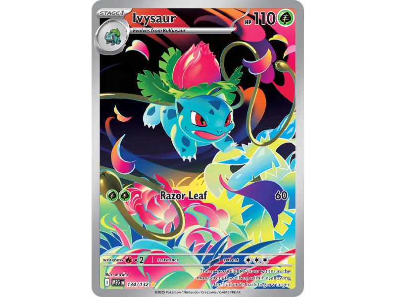 Ivysaur (Illustration Rare) – ME01 Mega Evolution | Carta POKEMON en México