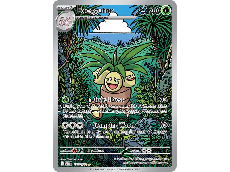 Exeggutor (Illustration Rare) – ME01 Mega Evolution | Carta POKEMON en México