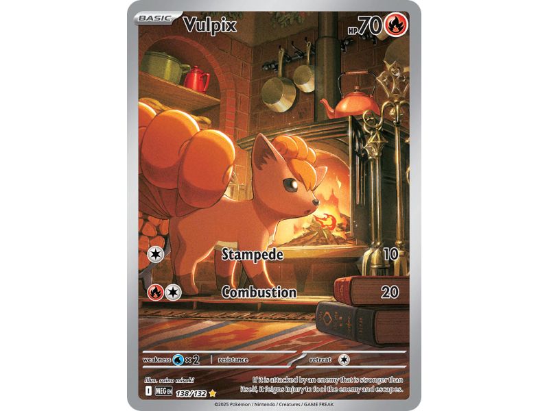 Vulpix (Illustration Rare) – ME01 Mega Evolution | Carta POKEMON en México