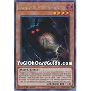 Danger! Mothman! (Prismatic Secret Rare) – 2019 Gold Sarcophagus Mega Pack | Carta YUGIOH en México