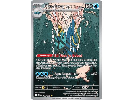 Clawitzer (Illustration Rare) – ME01 Mega Evolution | Carta POKEMON en México