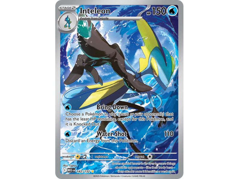 Inteleon (Illustration Rare) – ME01 Mega Evolution | Carta POKEMON en México