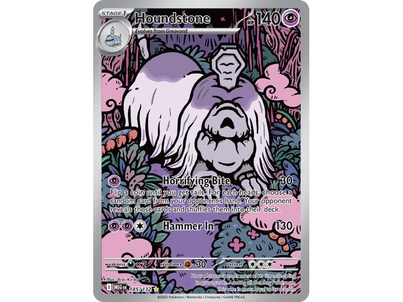 Houndstone (Illustration Rare) – ME01 Mega Evolution | Carta POKEMON en México