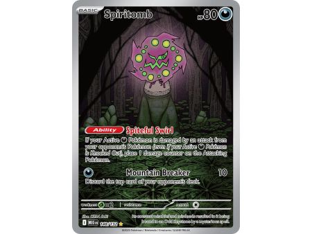 Spiritomb (Illustration Rare) – ME01 Mega Evolution | Carta POKEMON en México