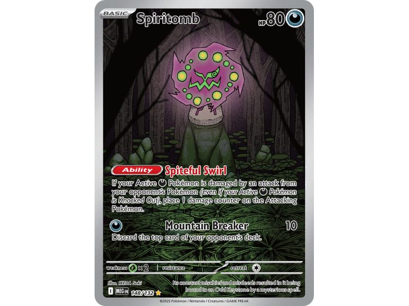 Spiritomb (Illustration Rare) – ME01 Mega Evolution | Carta POKEMON en México