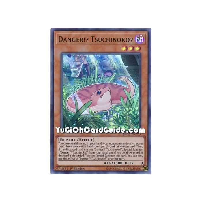 Danger!? Tsuchinoko? (Ultra Rare) – 2019 Gold Sarcophagus Mega Pack | Carta YUGIOH en México