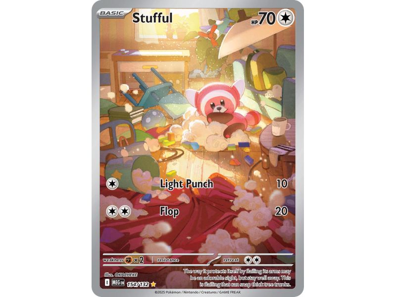 Stufful (Illustration Rare) – ME01 Mega Evolution | Carta POKEMON en México