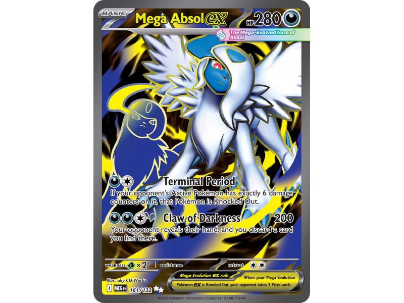Mega Absol ex (Ultra Rare) – ME01 Mega Evolution | Carta POKEMON en México