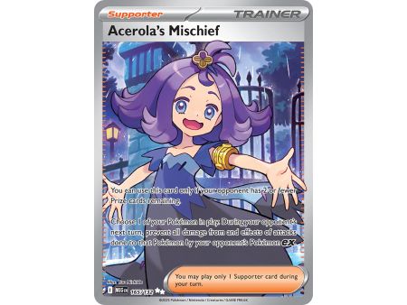 Acerola's Mischief (Ultra Rare) – ME01 Mega Evolution | Carta POKEMON en México
