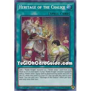 Heritage of the Chalice (Prismatic Secret Rare) – 2019 Gold Sarcophagus Mega Pack | Carta YUGIOH en México