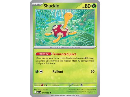 Shuckle (Uncommon/Reverse Holofoil) – ME01 Mega Evolution | Carta POKEMON en México