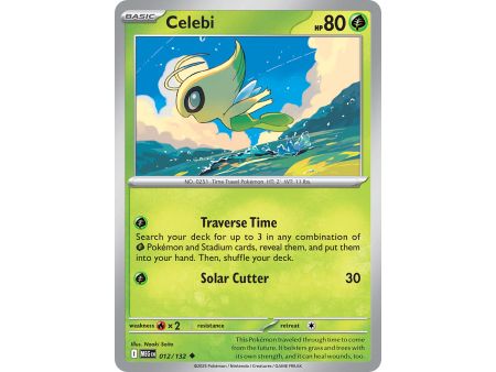 Celebi (Uncommon/Reverse Holofoil) – ME01 Mega Evolution | Carta POKEMON en México