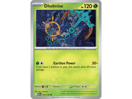 Dhelmise (Common/Reverse Holofoil) – ME01 Mega Evolution | Carta POKEMON en México