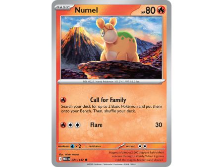 Numel (Common/Reverse Holofoil) – ME01 Mega Evolution | Carta POKEMON en México