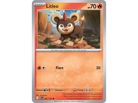 Litleo (Common/Reverse Holofoil) – ME01 Mega Evolution | Carta POKEMON en México