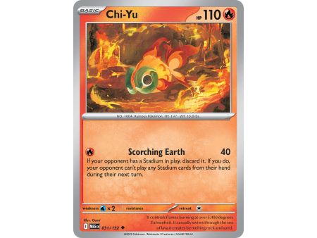 Chi-Yu (Uncommon/Reverse Holofoil) – ME01 Mega Evolution | Carta POKEMON en México