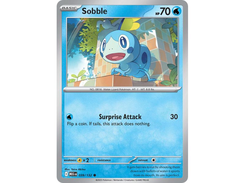 Sobble (Common/Reverse Holofoil) – ME01 Mega Evolution | Carta POKEMON en México