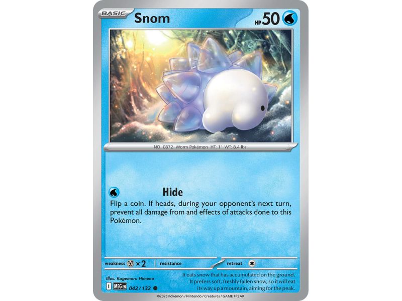 Snom (Common/Reverse Holofoil) – ME01 Mega Evolution | Carta POKEMON en México