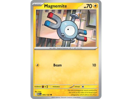 Magnemite (Common/Reverse Holofoil) – ME01 Mega Evolution | Carta POKEMON en México