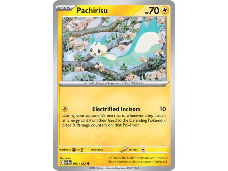 Pachirisu (Common/Reverse Holofoil) – ME01 Mega Evolution | Carta POKEMON en México