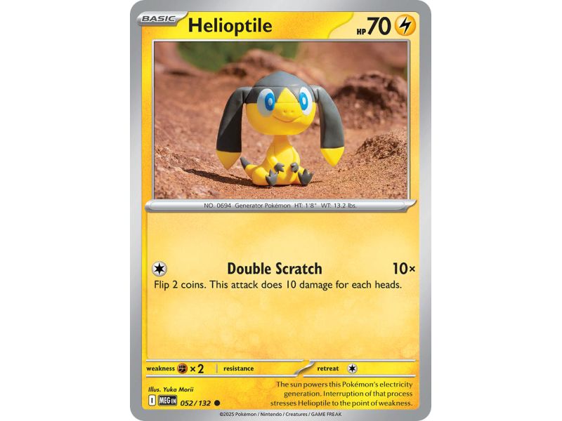 Helioptile (Common/Reverse Holofoil) – ME01 Mega Evolution | Carta POKEMON en México