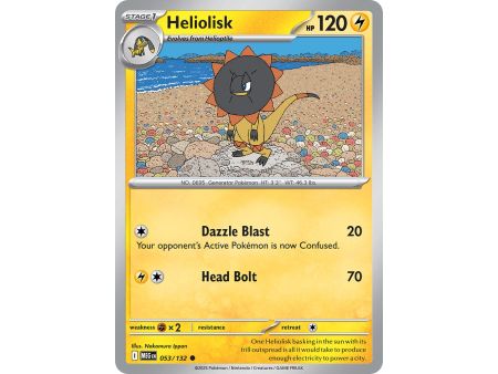 Heliolisk (Common/Reverse Holofoil) – ME01 Mega Evolution | Carta POKEMON en México