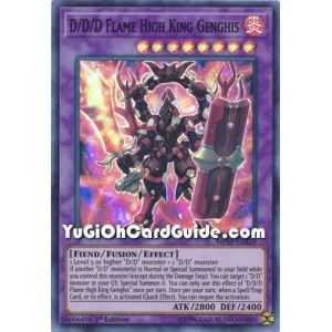 D/D/D Flame High King Genghis (Super Rare) – 2019 Gold Sarcophagus Mega Pack | Carta YUGIOH en México