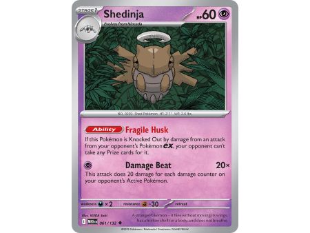 Shedninja (Uncommon/Reverse Holofoil) – ME01 Mega Evolution | Carta POKEMON en México