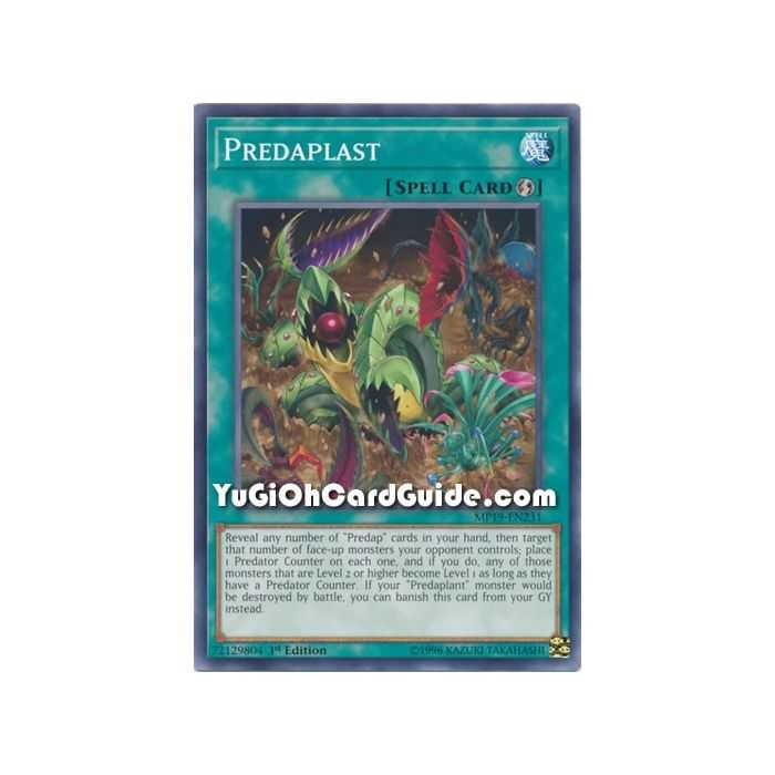 Predaplast (Common) – 2019 Gold Sarcophagus Mega Pack | Carta YUGIOH en México