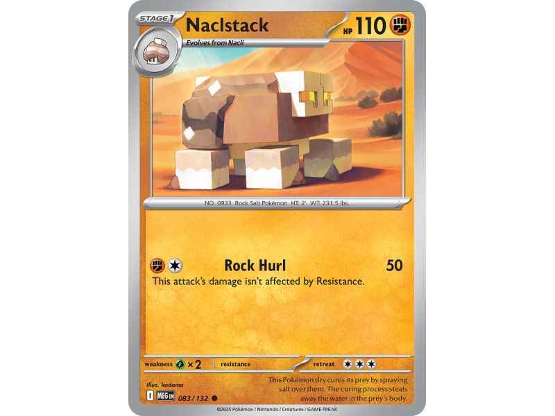 Naclstack (Common/Reverse Holofoil) – ME01 Mega Evolution | Carta POKEMON en México