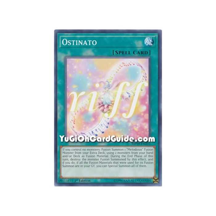 Ostinato (Common) – 2019 Gold Sarcophagus Mega Pack | Carta YUGIOH en México