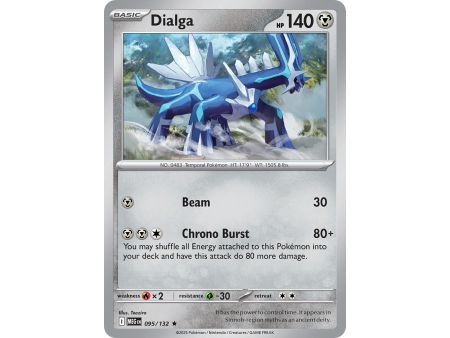 Dialga (Rare/Reverse Holofoil) – ME01 Mega Evolution | Carta POKEMON en México