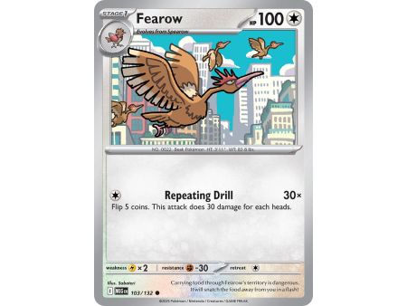 Fearow (Common/Reverse Holofoil) – ME01 Mega Evolution | Carta POKEMON en México