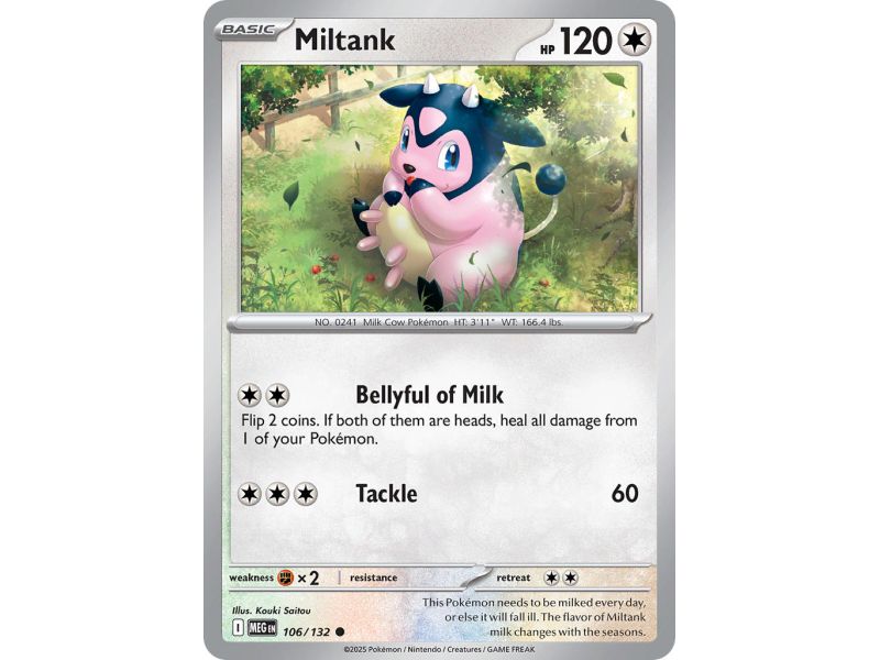 Miltank (Common/Reverse Holofoil) – ME01 Mega Evolution | Carta POKEMON en México