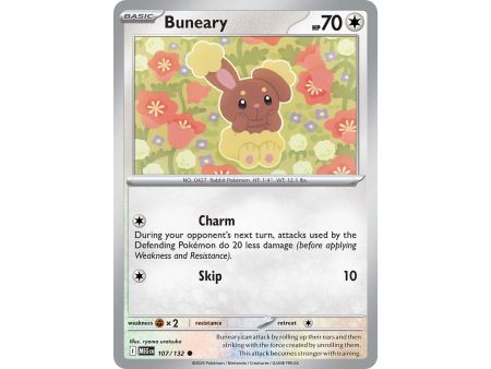 Buneary (Common/Reverse Holofoil) – ME01 Mega Evolution | Carta POKEMON en México