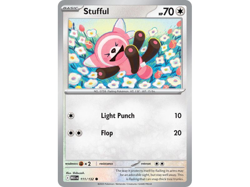 Stufful (Common/Reverse Holofoil) – ME01 Mega Evolution | Carta POKEMON en México