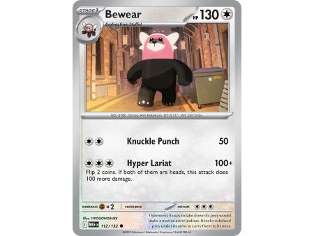 Bewear (Common/Reverse Holofoil) – ME01 Mega Evolution | Carta POKEMON en México