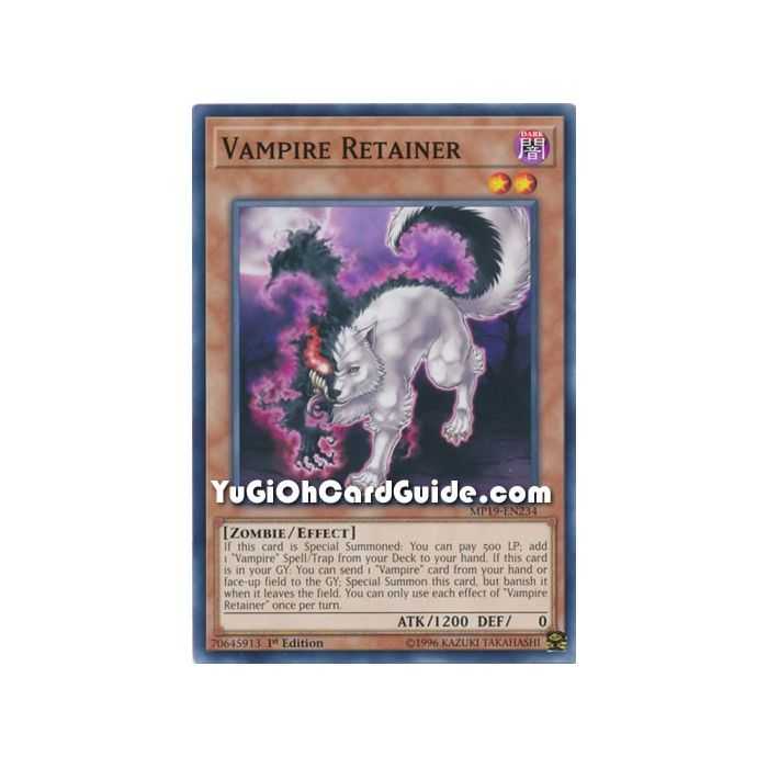 Vampire Retainer (Common) – 2019 Gold Sarcophagus Mega Pack | Carta YUGIOH en México