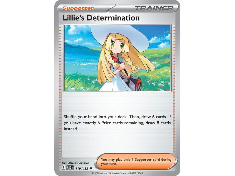 Lillie's Determination (Uncommon/Reverse Holofoil) – ME01 Mega Evolution | Carta POKEMON en México